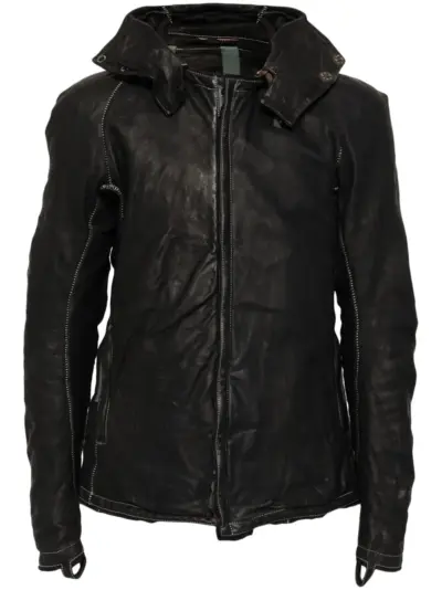 Boris Bidjan Saberi leather jacket - Black