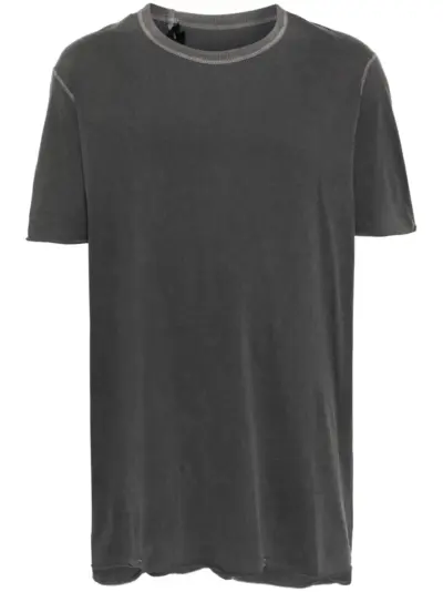 Boris Bidjan Saberi short-raglan sleeves T-shirt - Grey