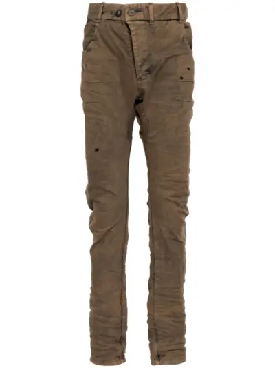 Boris Bidjan Saberi slim-cut denim jeans - Brown