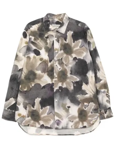 Casey Casey Big raccourcie shirt - Grey