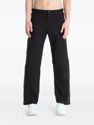 Comme Des Garçons Shirt side-zip trousers - Black