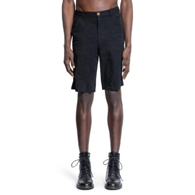 Comme des Garçons Crinkled Nylon Denim Shorts
