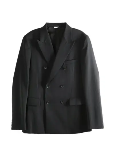 Comme des Garçons Homme Plus double-breasted wool jacket - Black