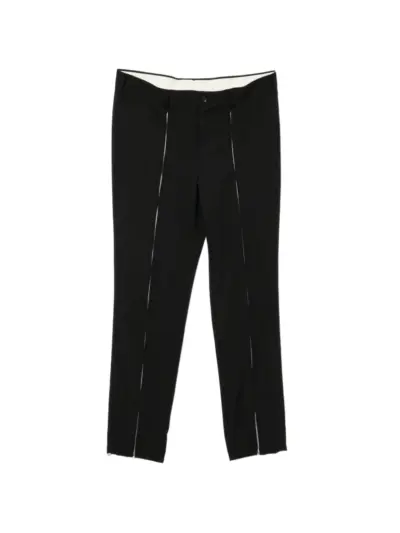 Comme des Garçons Homme Plus zip-detail trousers - Black