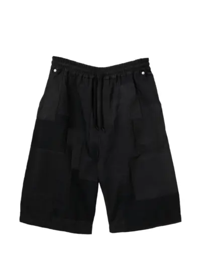 Comme des Garçons Homme patchwork shorts - Black