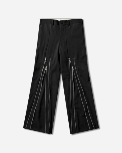 Comme des Garçons Men s Zipped Trousers Black