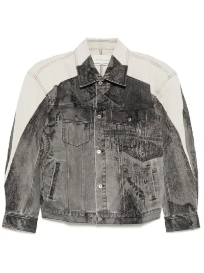 Feng Chen Wang denim jacket - Grey
