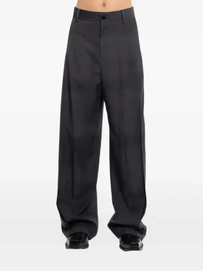 Feng Chen Wang pleated wide-leg trousers - Grey