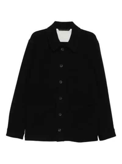 Forme D'expression buttoned wool-blend jacket - Black