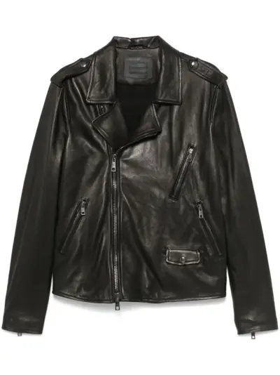 Giorgio Brato leather jacket - Black