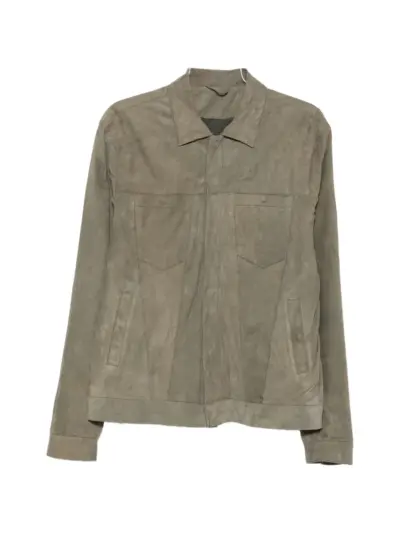 Giorgio Brato suede jacket - Green