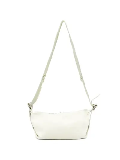 Guidi leather messenger bag - Neutrals