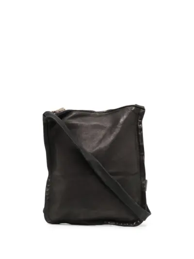 Guidi small crossbody bag - Black