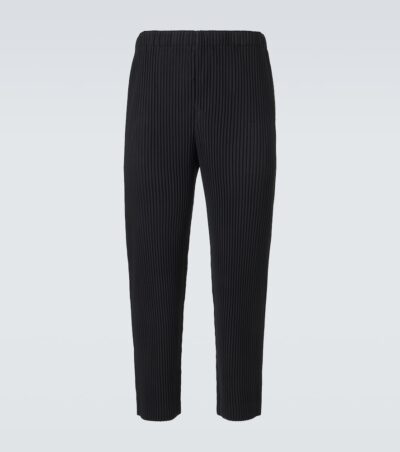 Homme PlissÃ© Issey Miyake Tuxedo Pleats straight pants