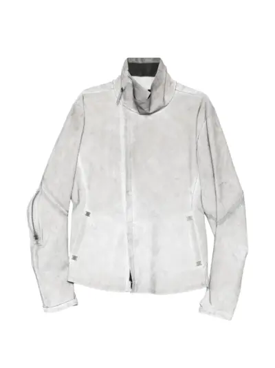 Isaac Sellam Experience Imparable Tamlud leather jacket - Grey