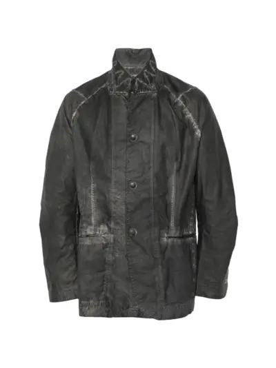 Isaac Sellam Experience button collared jacket - Black