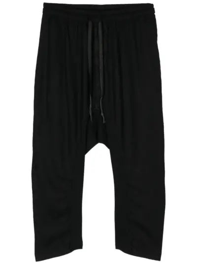 Isaac Sellam Experience cropped drop-crotch trousers - Black