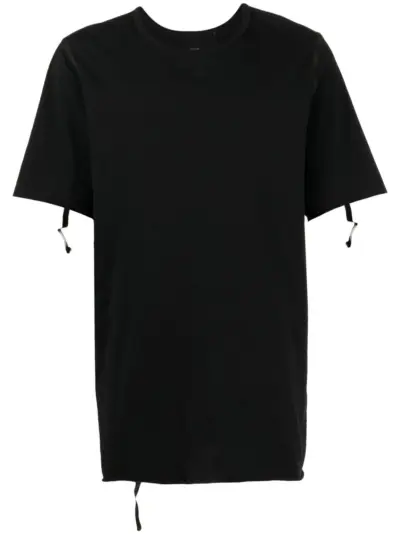 Isaac Sellam Experience seam-detailing cotton T-shirt - Black