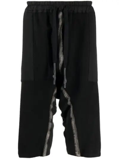 Isaac Sellam Experience strap-detail shorts - Black