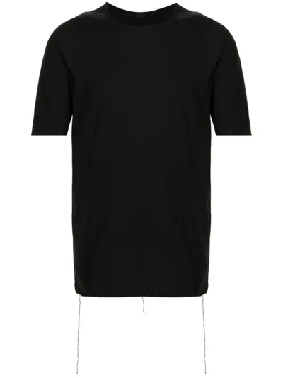 Isaac Sellam Experience tape-detail short-sleeved T-shirt - Black