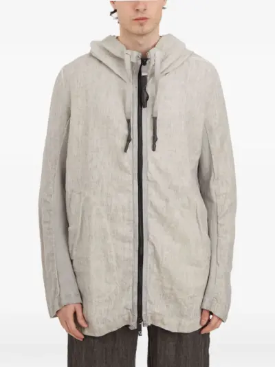 Isaac Sellam Experience zip hooded jacket - Grey