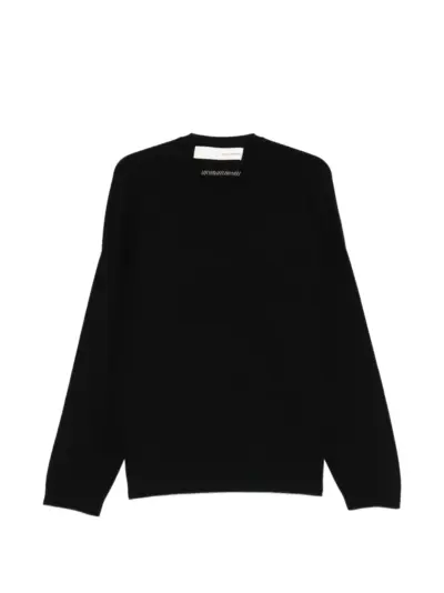 Isabel Benenato Lucca crew-neck sweatshirt - Black