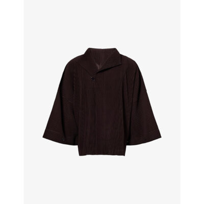Issey Miyake Mens Homme Plisse Issey Miyake Wear Or Wrap Knitted Jacket