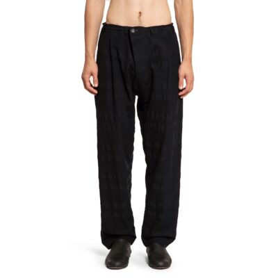 Jan-Jan Van Essche Single pleated loose fit trousers