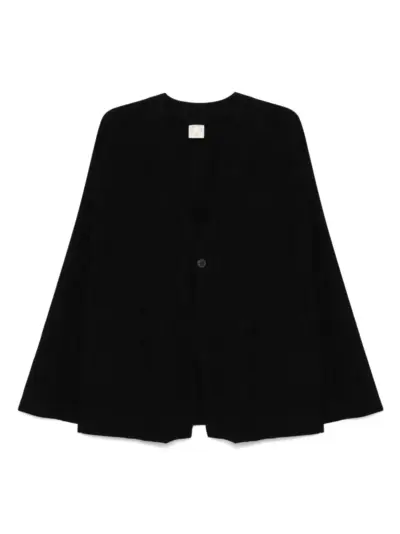 Jan Jan Van Essche front button fastening long sleeve blazer - Black