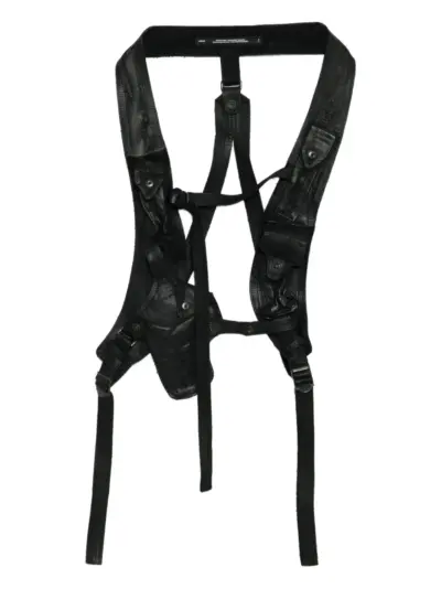 Julius button cotton jacket - Black