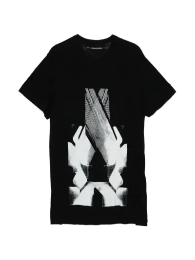 Julius graphic-print T-shirt - Black