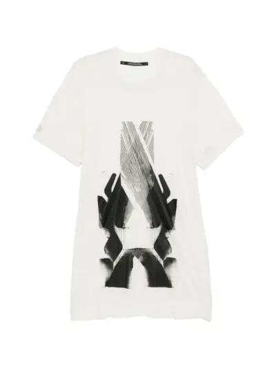 Julius graphic-print T-shirt - Neutrals
