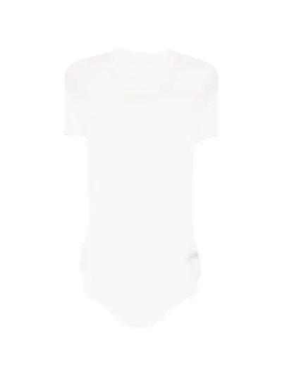 Julius ribbed T-shirt - Neutrals