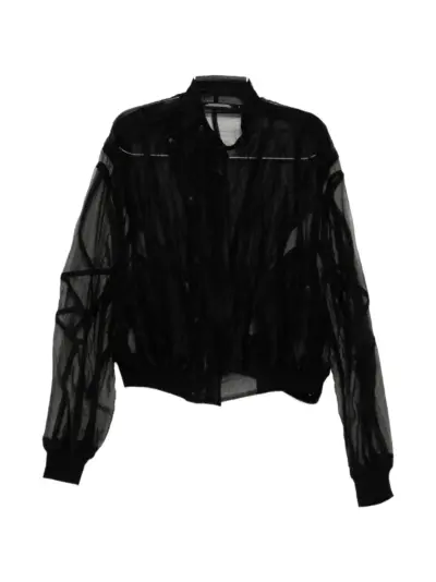 Julius sheer panelled jacket - Black