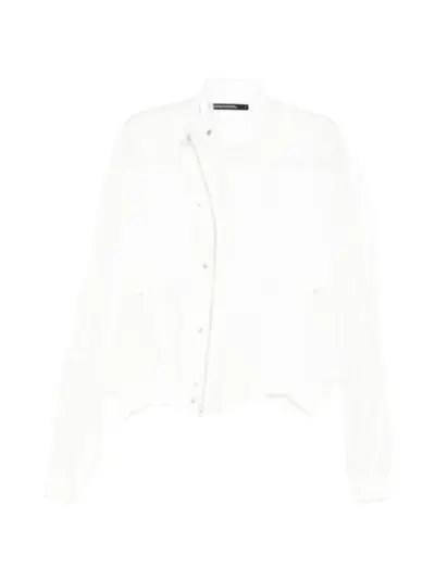 Julius sheer panelled jacket - White