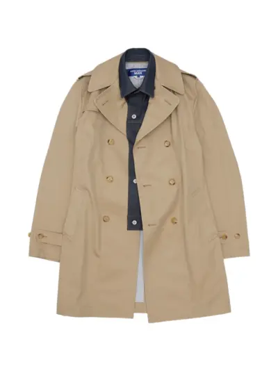 Junya Watanabe MAN double-layered coat - Neutrals