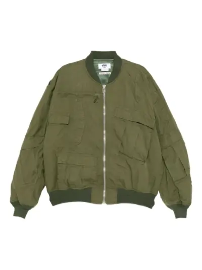 Junya Watanabe MAN multi-pocket bomber jacket - Green