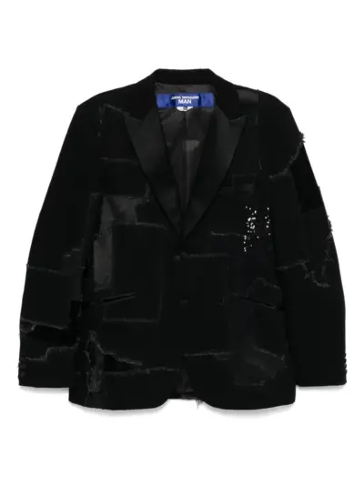 Junya Watanabe MAN patchwork blazer - Black