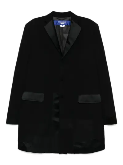 Junya Watanabe MAN patchwork-design coat - Black