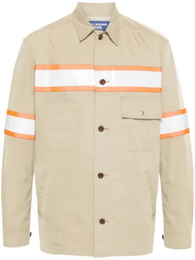 Junya Watanabe MAN reflective-detail jacket - Neutrals