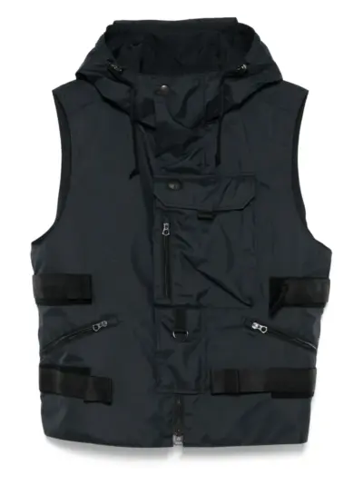 Junya Watanabe MAN x C.P. Company detachable-panel gilet - Black