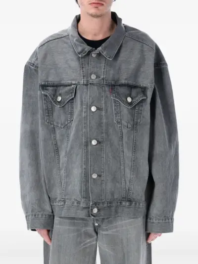Junya Watanabe MAN x Levi's denim trucker jacket - Grey