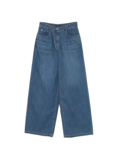 Juun.J belt-loop pocket jeans - Blue