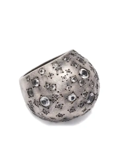 KUNDO quartz dome ring - Silver