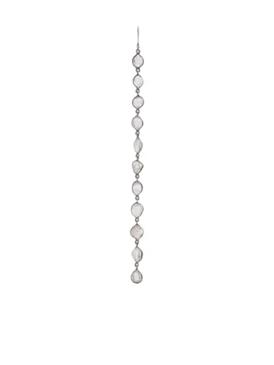 KUNDO quartz drop earrings - Silver