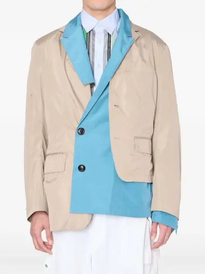 Kolor flap-pocket blazer - Neutrals