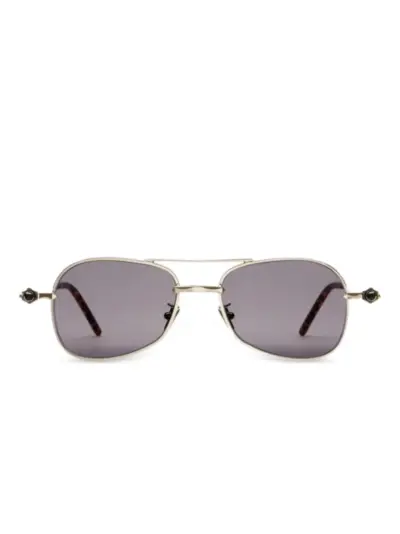 Kuboraum P75 pilot-frame Sunglasses - Gold