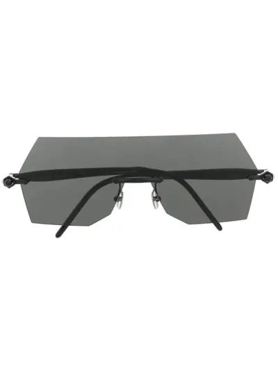 Kuboraum P90 pilot frame sunglasses - Black