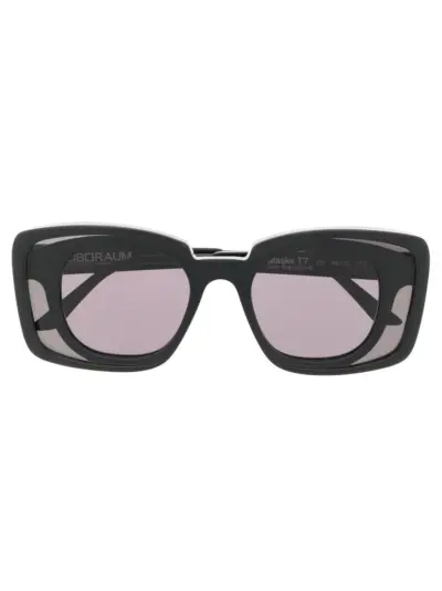 Kuboraum T7 square eyeglass frames - Black