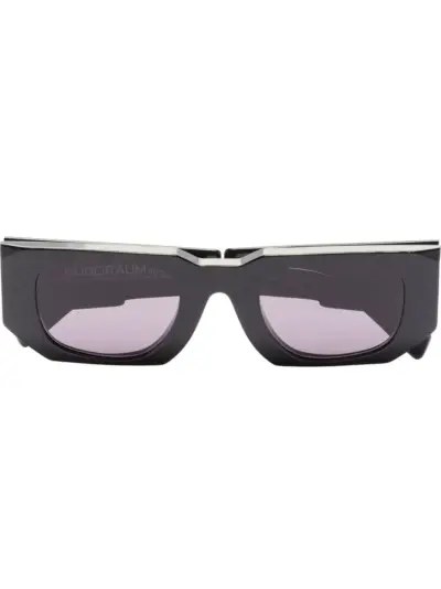 Kuboraum rectangle-frame tinted sunglasses - Black